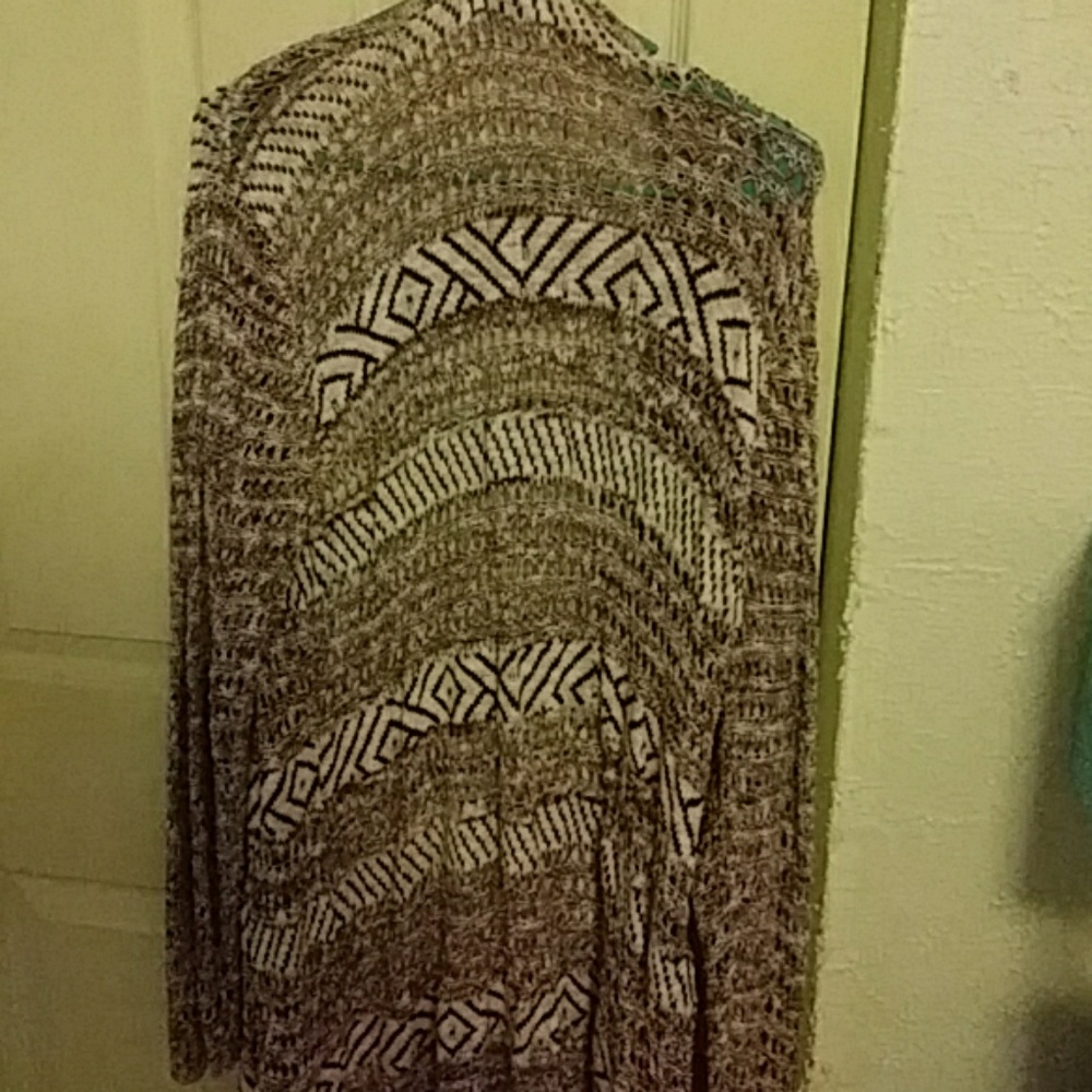 Nitted long sweater